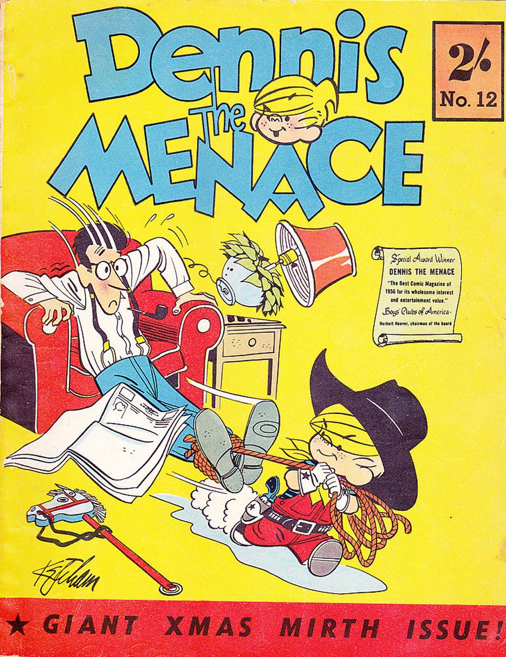 Dennis the Menace (Cleland, 1956 series) #12 ([October 1957?])