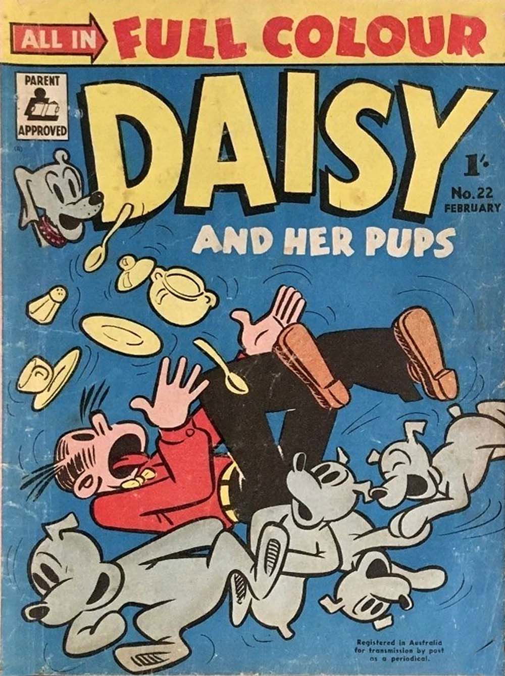 Ausreprints Series Gallery Daisy And Her Pups Associated Newspapers Ltd 1957 Series 3078