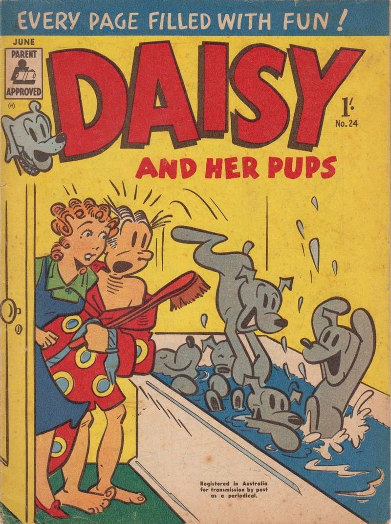 Daisy and her Pups (ANL, 1957 series) #24 (June 1957)