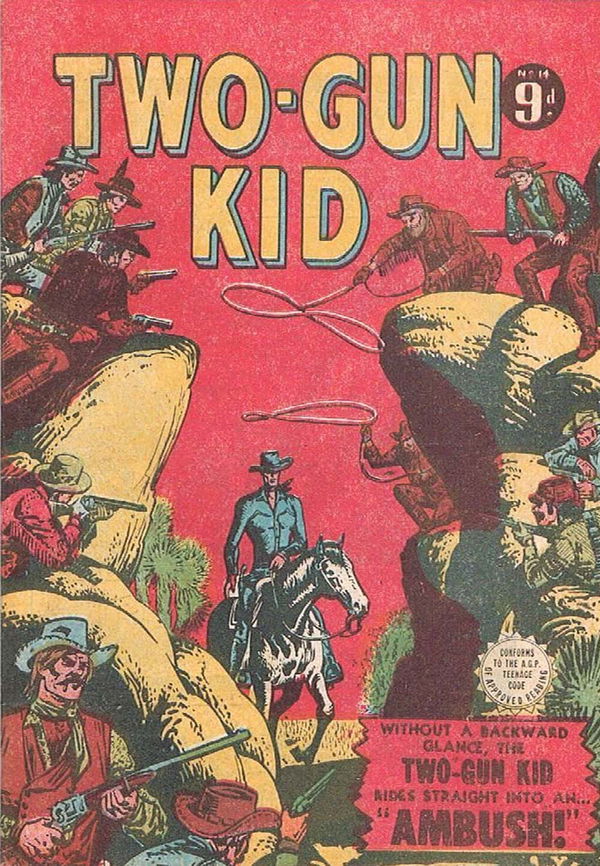 Two-Gun Kid (Transport, 1955 series) #14 ([September 1958?])