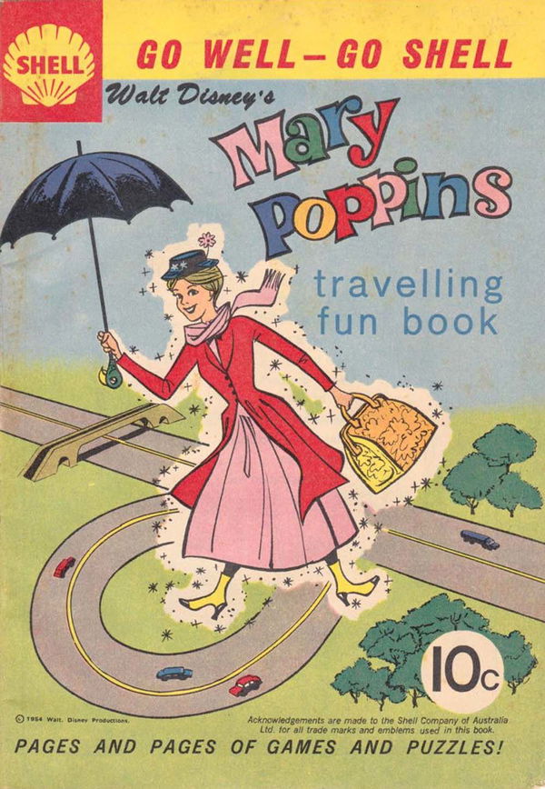 Walt Disney's Mary Poppins Travelling Fun Book (Shell, 1967?)  ([1967?])