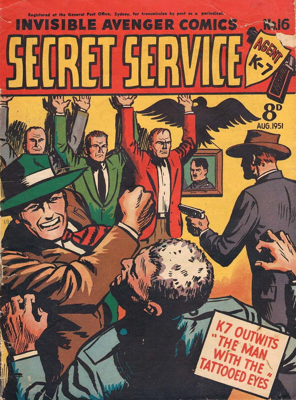 Invisible Avenger Comics (Illustrated, 1951 series) #16 (August 1951)