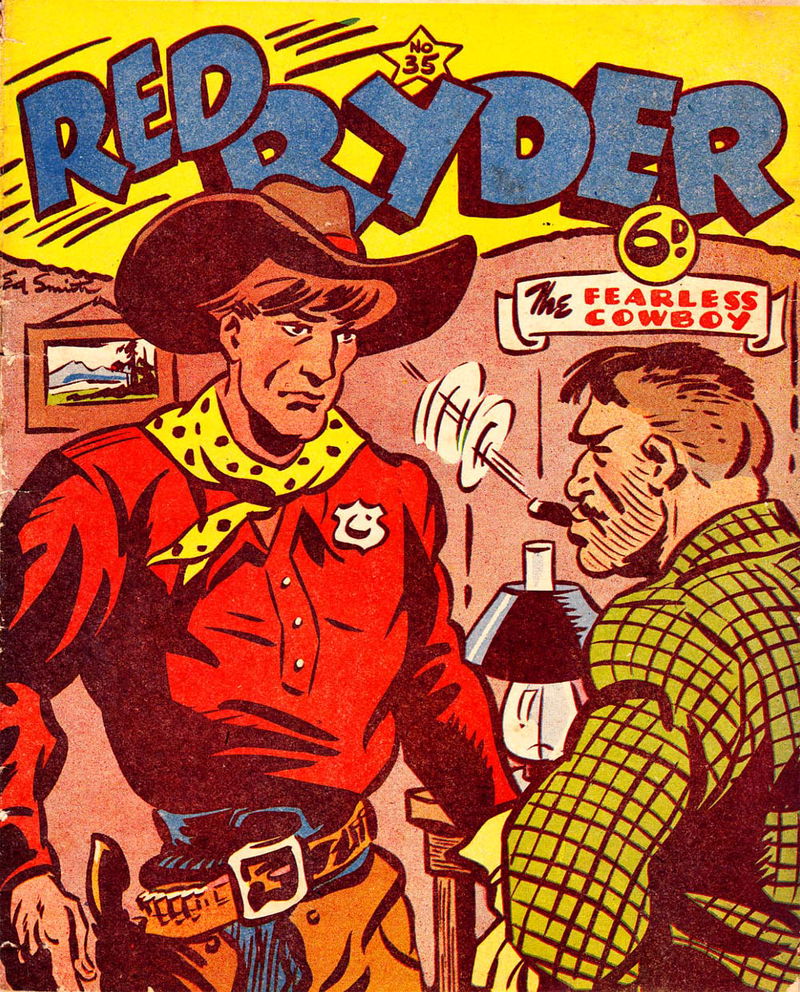 Red Ryder the Fearless Cowboy (Fitchett, 1941? series) #35 — The Adventures of Red Ryder ([March 1944?])