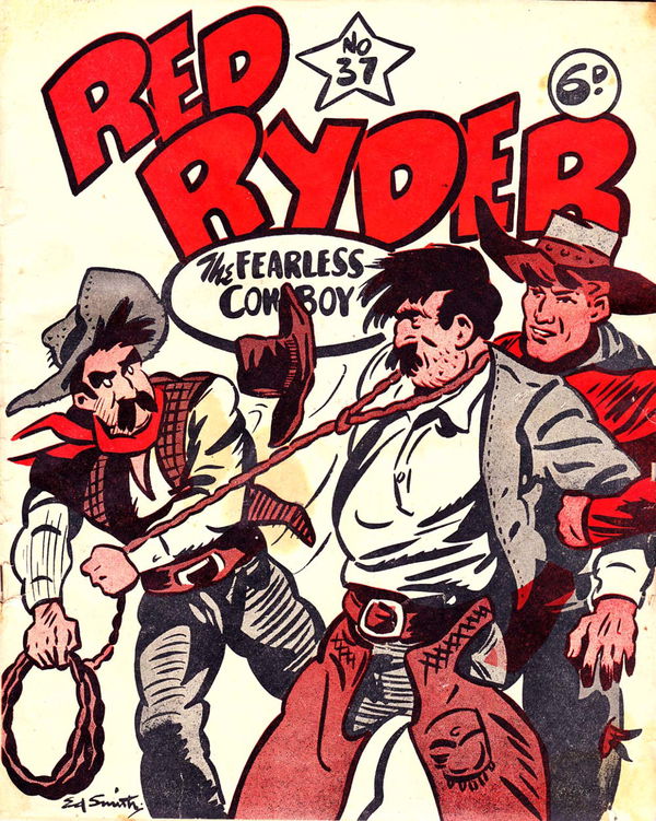 Red Ryder the Fearless Cowboy (Fitchett, 1941? series) #37 ([May 1944?]) —The Adventures of Red Ryder