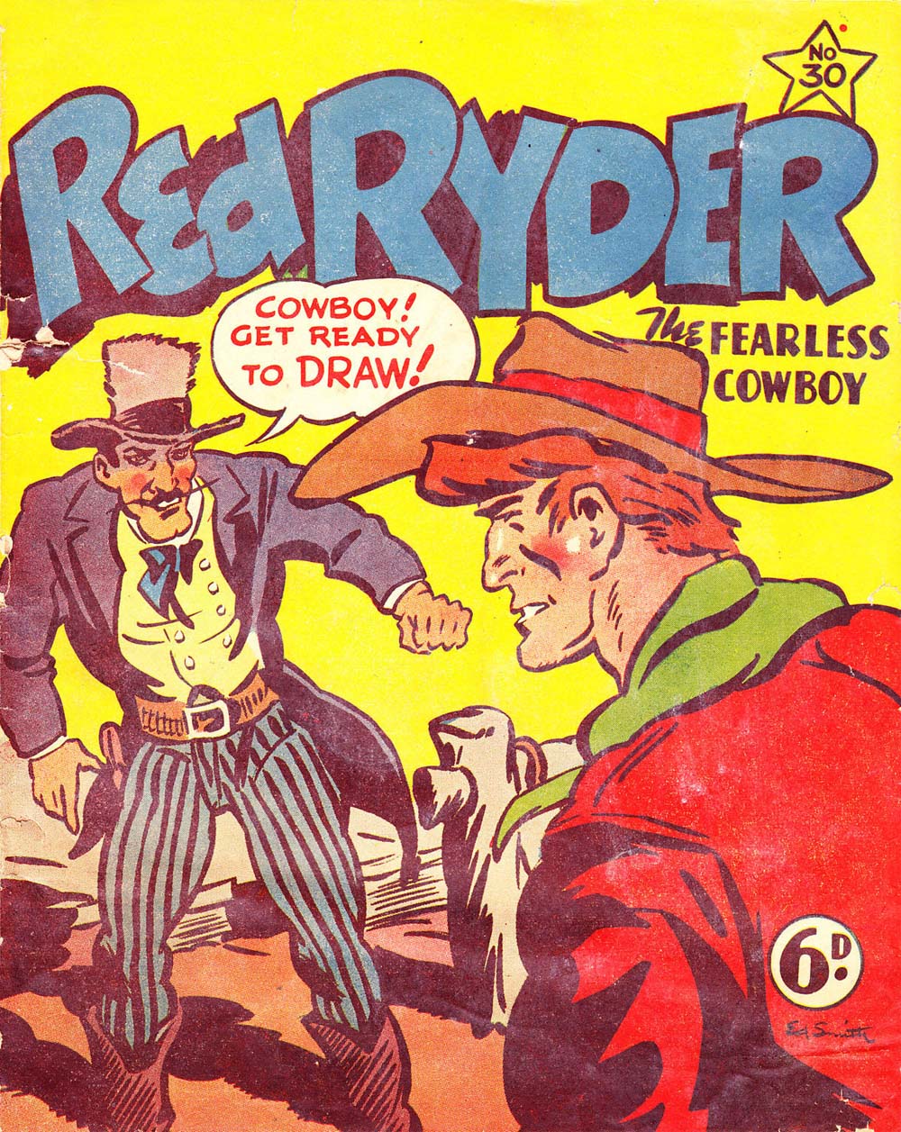 Red Ryder the Fearless Cowboy (Fitchett, 1941? series) #30 — The Adventures of Red Ryder (October 1943)