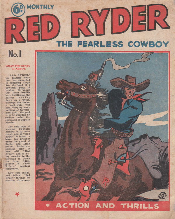 Red Ryder the Fearless Cowboy (Fitchett, 1941? series) #1 ([May 1941?])