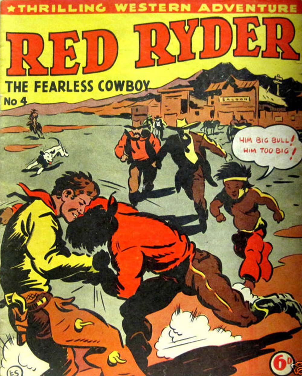 Red Ryder the Fearless Cowboy (Fitchett, 1941? series) #4 — The Adventures of Red Ryder ([August 1941?])