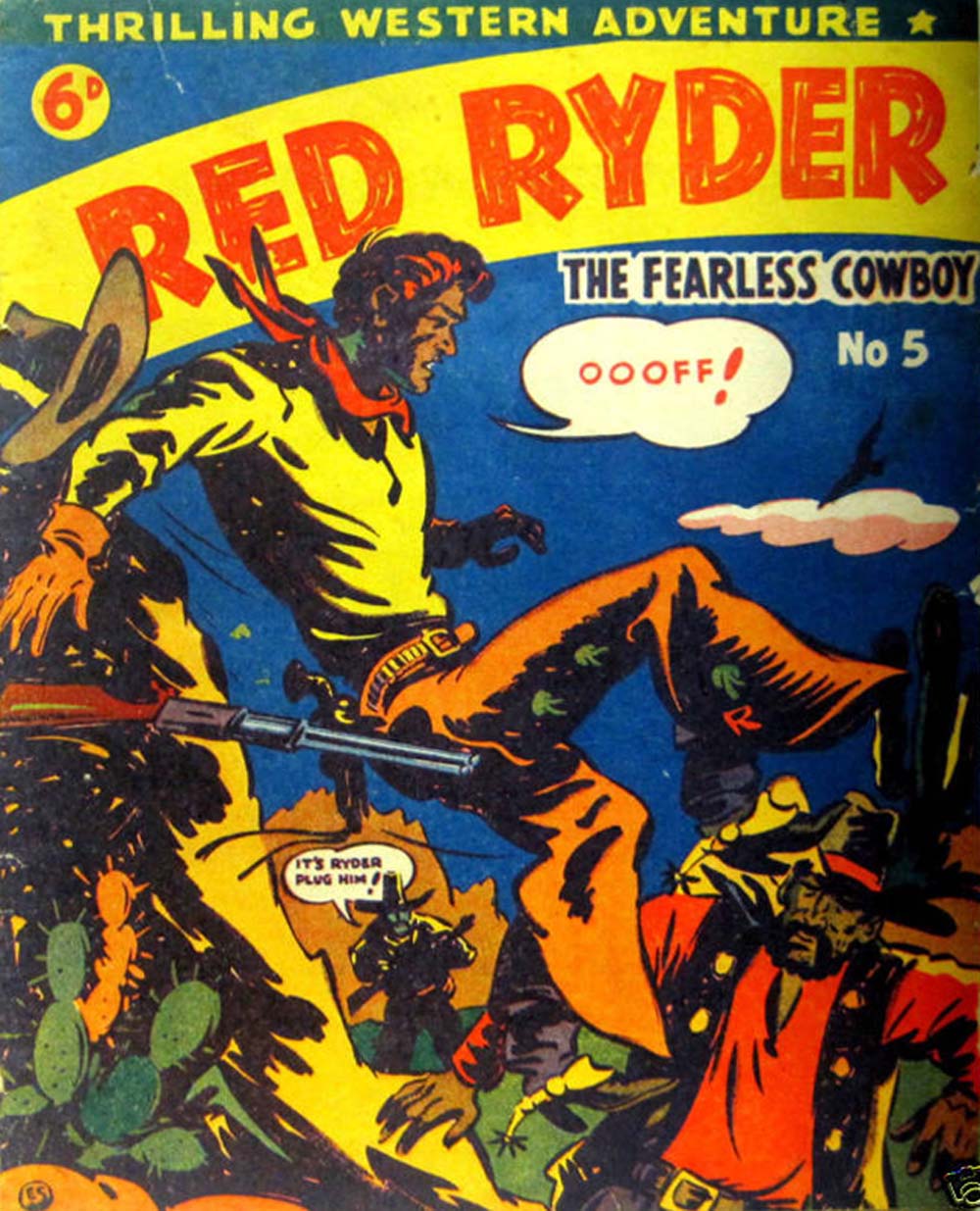 Red Ryder the Fearless Cowboy (Fitchett, 1941? series) #5 — The Adventures of Red Ryder ([September 1941?])