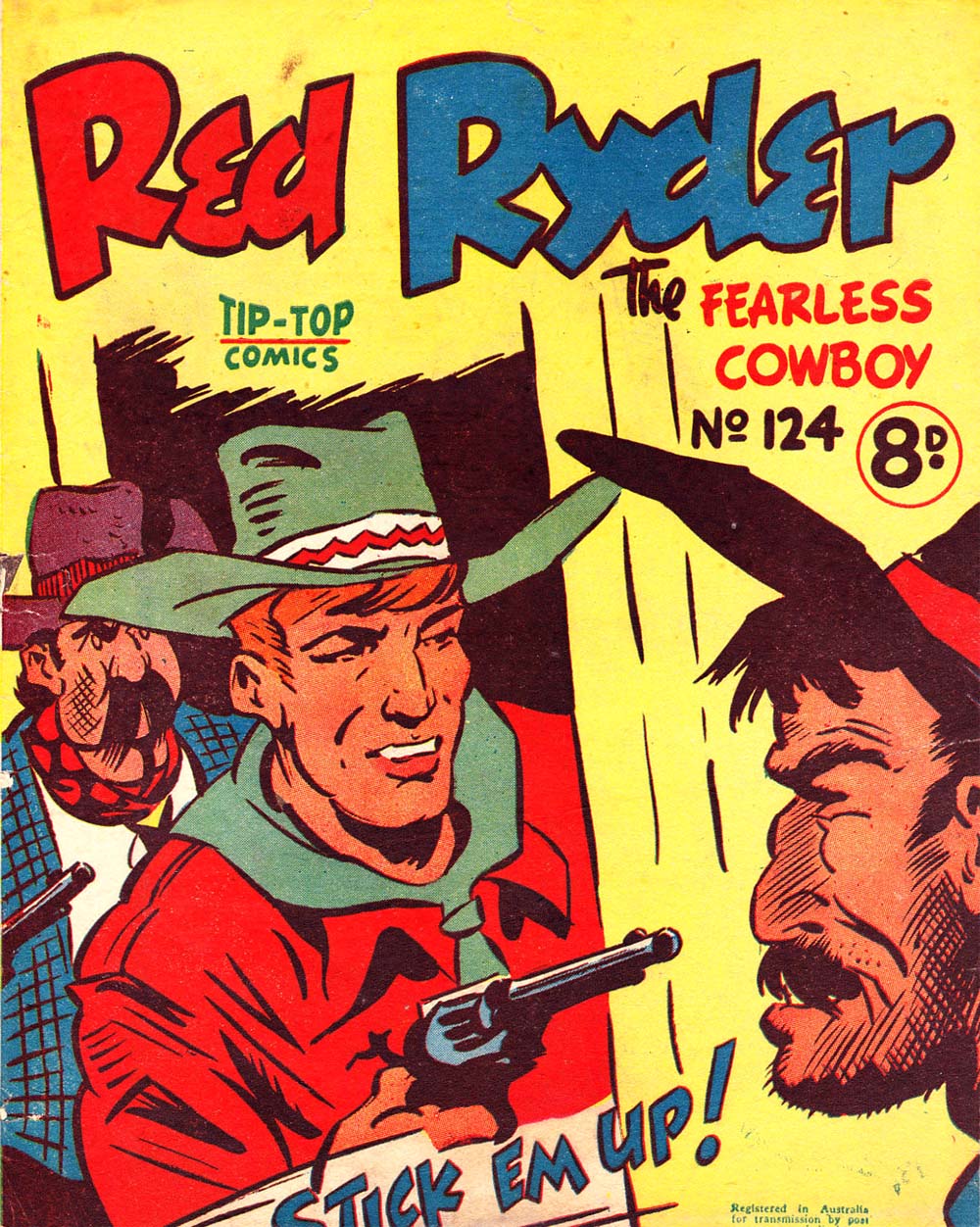 Red Ryder the Fearless Cowboy (Southdown Press, 1945 series) #124 — Adventures of Red Ryder ([August 1951?])