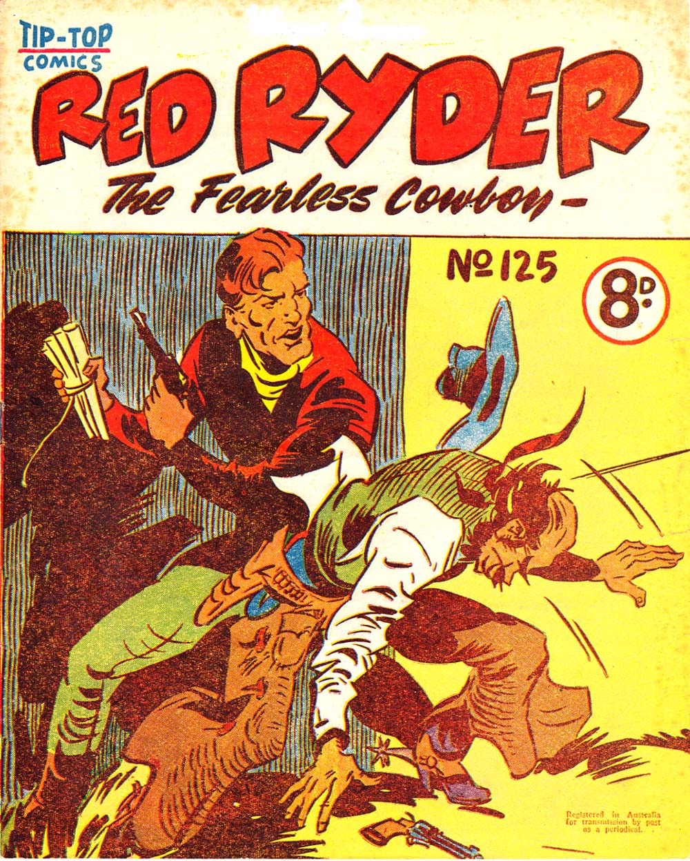 Red Ryder the Fearless Cowboy (Southdown Press, 1945 series) #125 — Adventures of Red Ryder ([September 1951?])