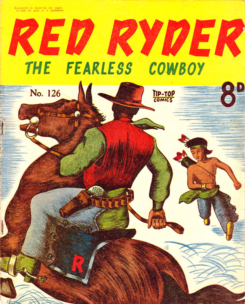 Red Ryder the Fearless Cowboy (Southdown Press, 1945 series) #126 — Adventures of Red Ryder ([October 1951?])
