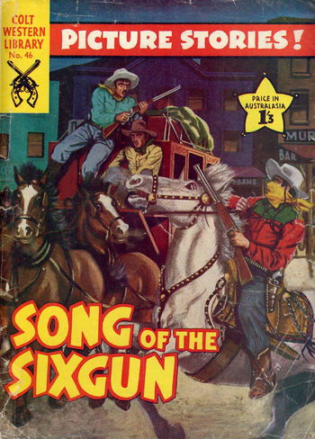 Colt Western Library (Approved, 1955 series) #46 ([April 1959?]) —Song of the Sixgun