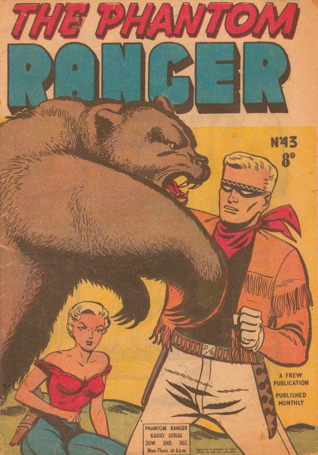 The Phantom Ranger (Frew, 1952 series) #43 ([April 1953?])