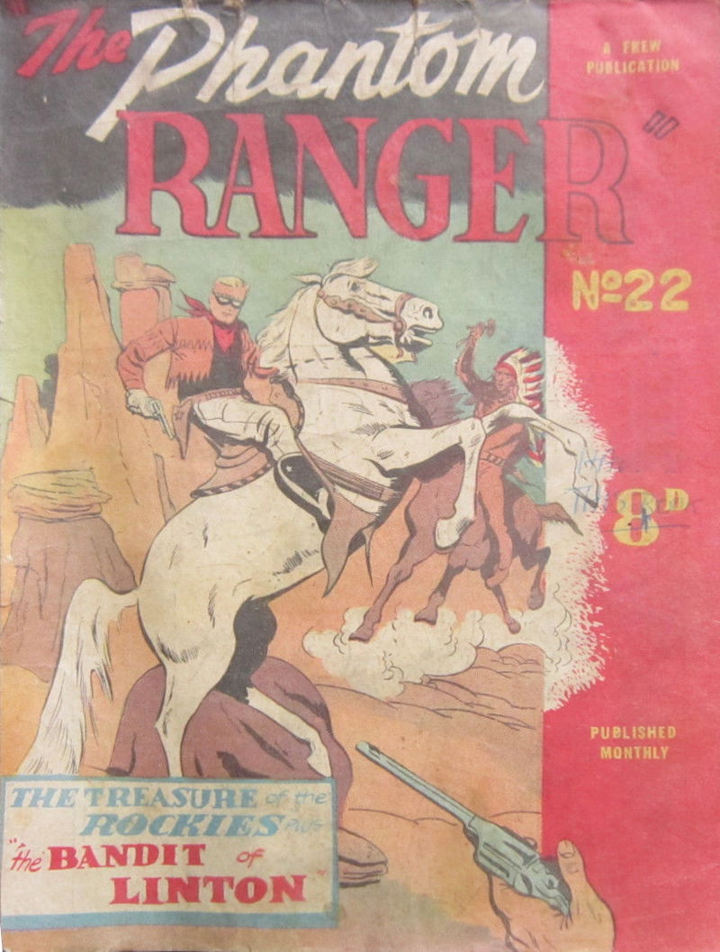 The Phantom Ranger (Western Promotions, 1950 series) #22 ([July 1951?])