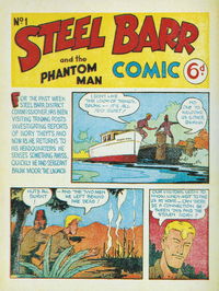 Steel Barr and the Phantom Man Comic (Youngs, 1950? series) #1 [June 1950]