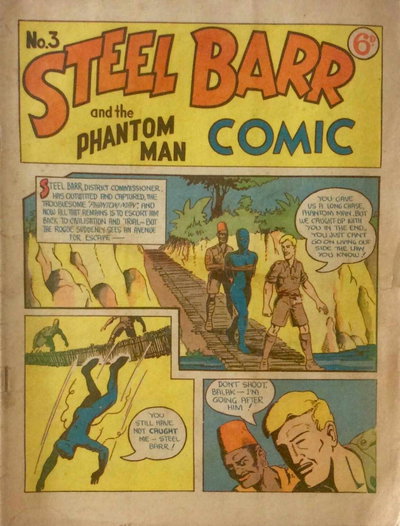 Steel Barr and the Phantom Man Comic  #3 ([September 1950?])
