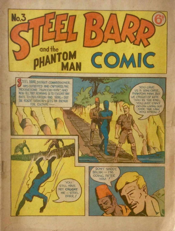 Steel Barr and the Phantom Man Comic (Youngs, 1950? series) #3 ([September 1950?])