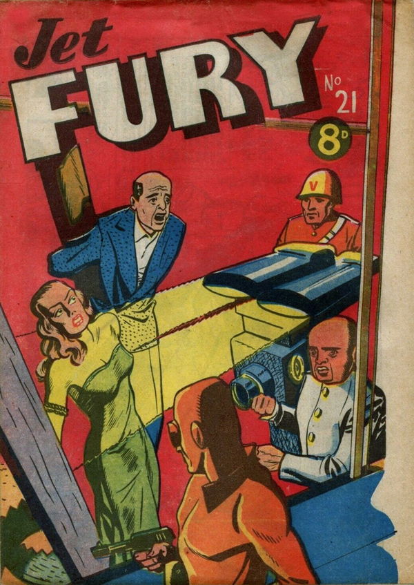 Jet Fury (Pyramid, 1951 series) #21 ([September 1951?])