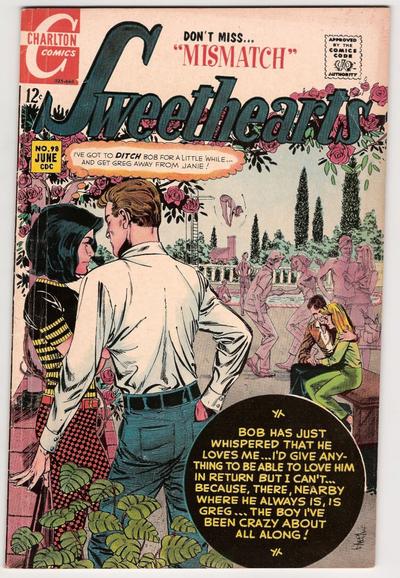 Sweethearts (Charlton, 1954 series) #98 (June 1968)