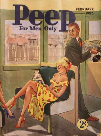 Peep For Men Only (American-Australasian, 1952 series) v2#2 February 1953