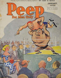 Peep For Men Only  v3#1 (January 1954)