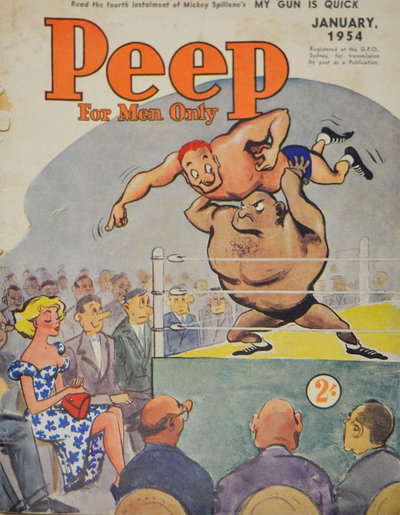 Peep For Men Only  v3#1 (January 1954)