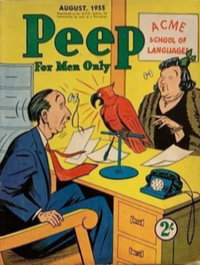 Peep For Men Only  v4#8 (August 1955)