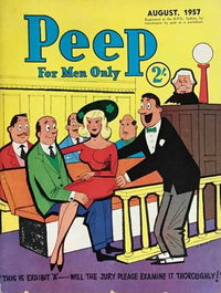 Peep For Men Only (American-Australasian, 1952 series) v6#8 (August 1957)