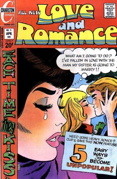 Love and Romance (Charlton, 1971 series) #11 (April 1973)