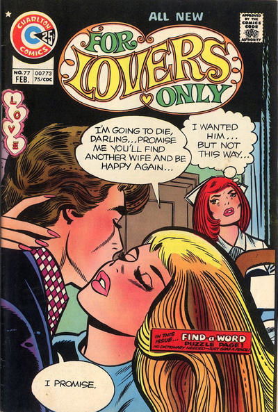 For Lovers Only (Charlton, 1971 series) #77 (February 1975)