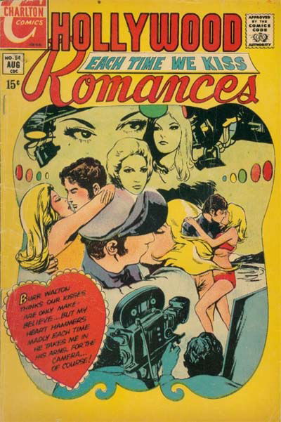 Hollywood Romances (Charlton, 1966 series) #54 August 1970