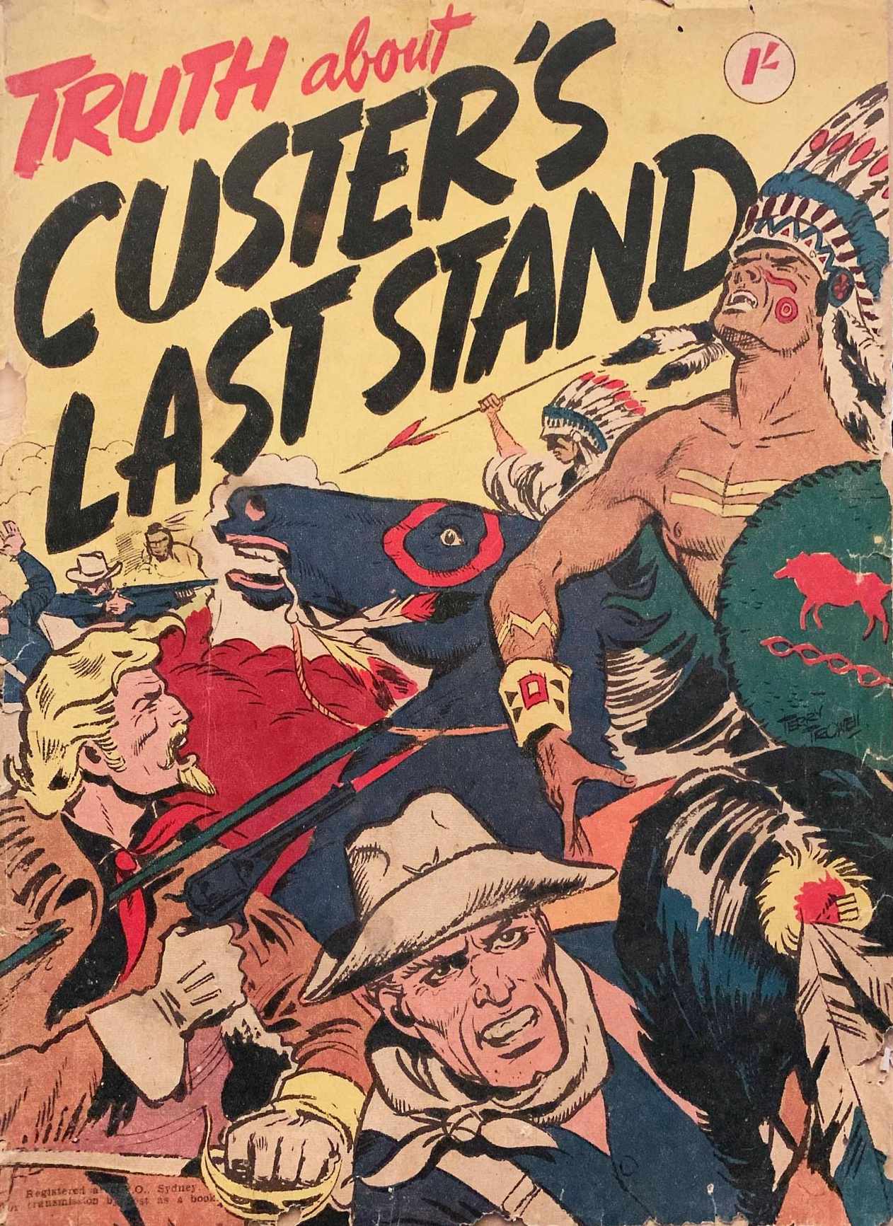 True Western (Modern Magazines, 1957? series) #2 — Truth about Custer’s Last Stand ([August 1957?])
