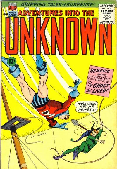 Adventures into the Unknown (ACG, 1948 series) #158 (August 1965)