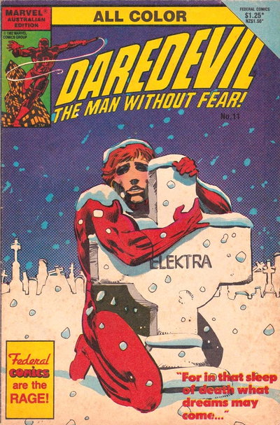 Daredevil the Man Without Fear!  #11 ([February 1986?])