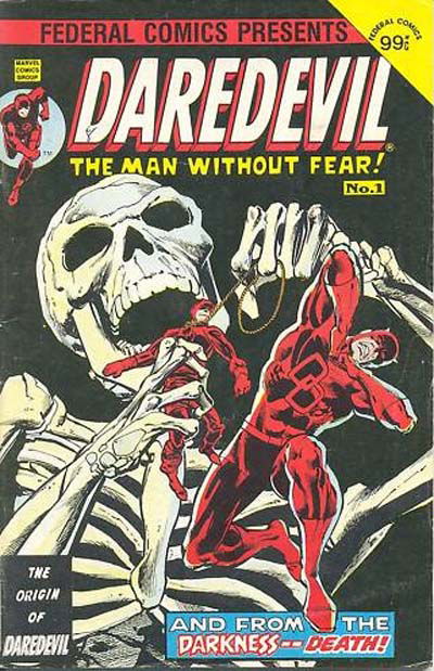 Daredevil the Man Without Fear! (Federal, 1984 series) #1 (May 1984)