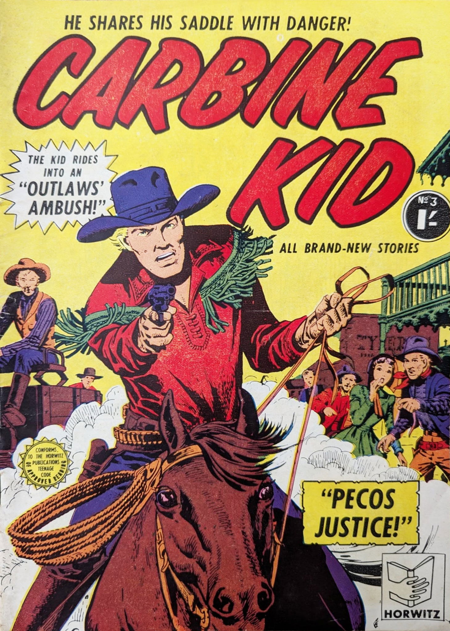 Carbine Kid (Horwitz, 1956 series) #3 ([November 1956?])