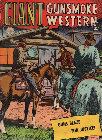 Giant Gunsmoke Western (Horwitz, 1958? series) #15 [February 1962]