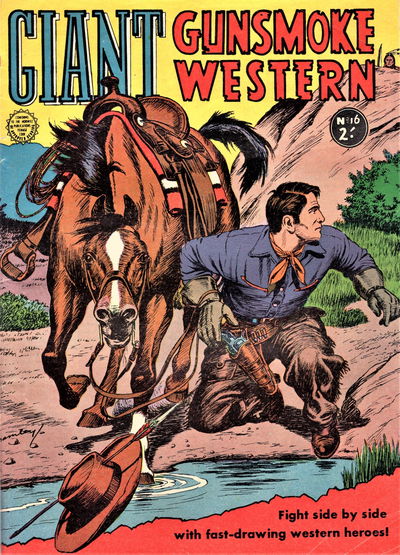 Giant Gunsmoke Western (Horwitz, 1958? series) #16 [March 1962]