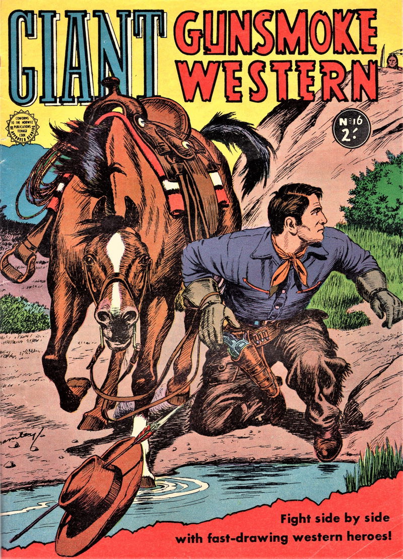 Giant Gunsmoke Western (Horwitz, 1958 series) #16 ([March 1962])