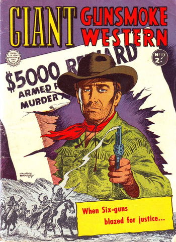 Giant Gunsmoke Western (Horwitz, 1958 series) #17 ([April 1962?])