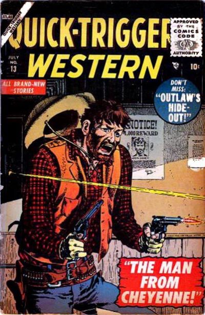 Quick Trigger Western  #13 (July 1956)