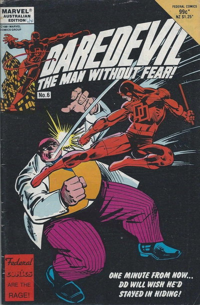 Daredevil the Man Without Fear!  #6 ([April 1985])