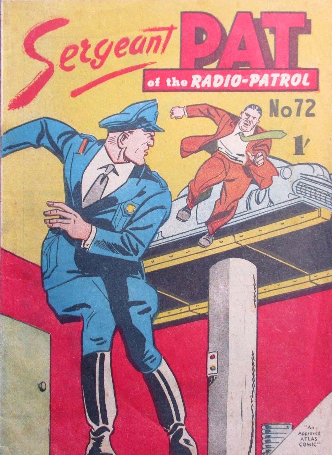 Sergeant Pat of the Radio-Patrol (Atlas, 1948 series) #72 ([October 1957?])
