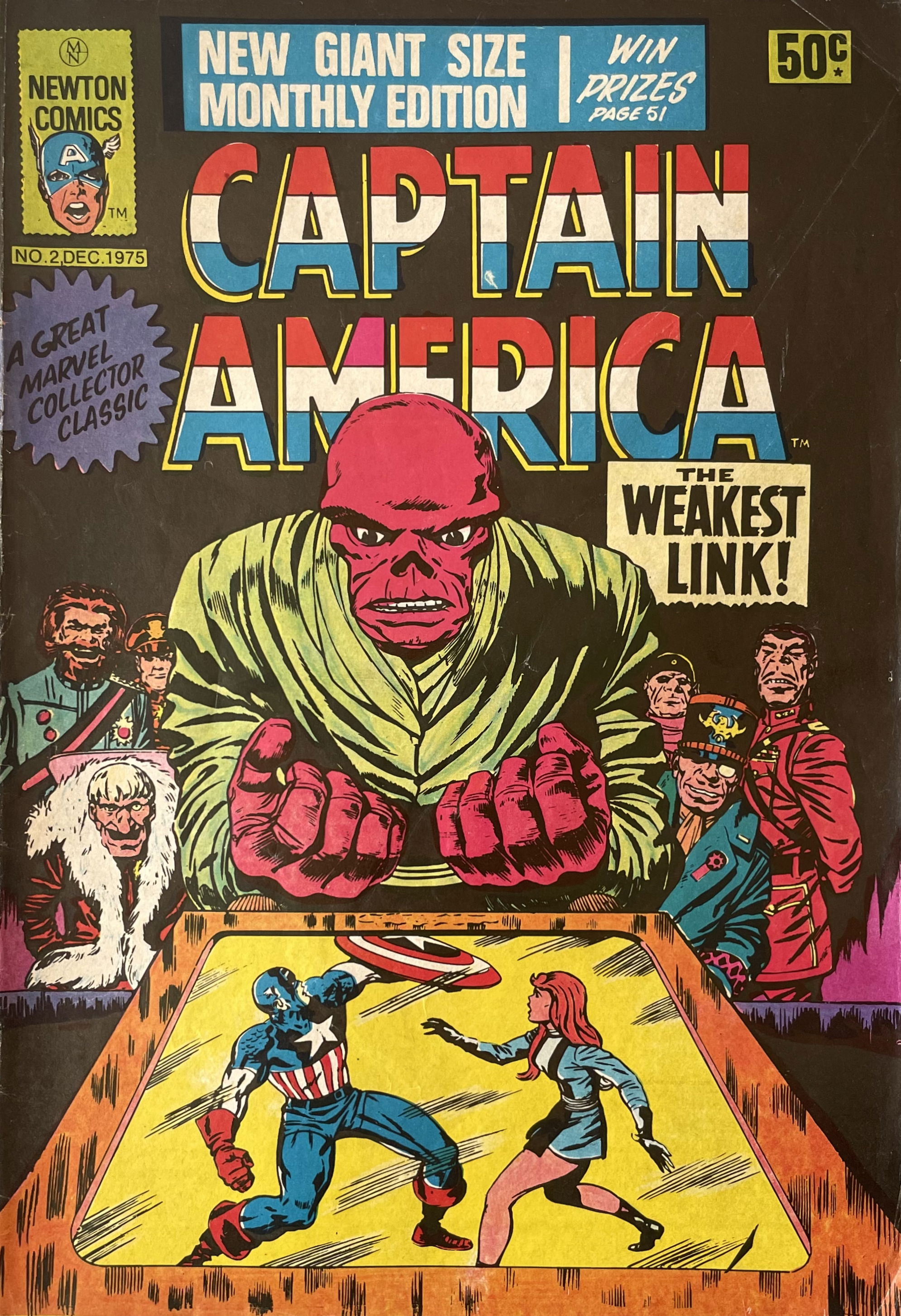 Captain America (Newton, 1975 series) #2 (December 1975)
