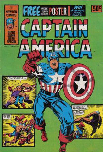 Captain America (Newton, 1975 series) #3 — Giant Super Hero Special ([February 1976?])