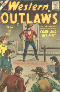 Western Outlaws (Warwick [Atlas], 1954 series) #21 (August 1957)