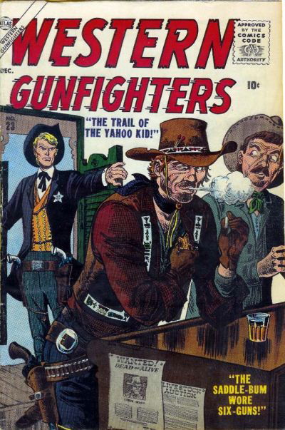 Western Gunfighters (Atlas [Marvel], 1956 series) #23 (December 1956)