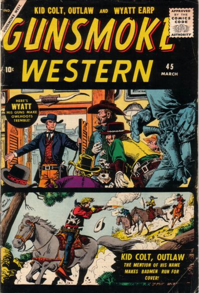 Gunsmoke Western (Marvel, 1955 series) #45 (March 1958)