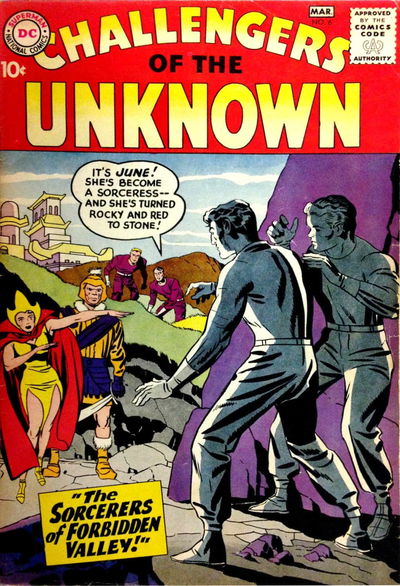 Challengers of the Unknown (DC, 1958 series) #6 February-March 1959