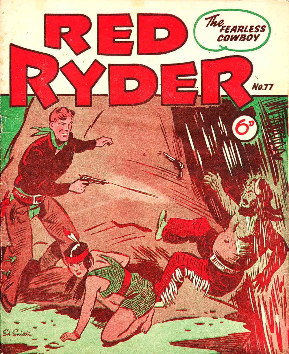 Red Ryder the Fearless Cowboy (Southdown Press, 1945 series) #77 — The Adventures of Red Ryder ([September 1947?])